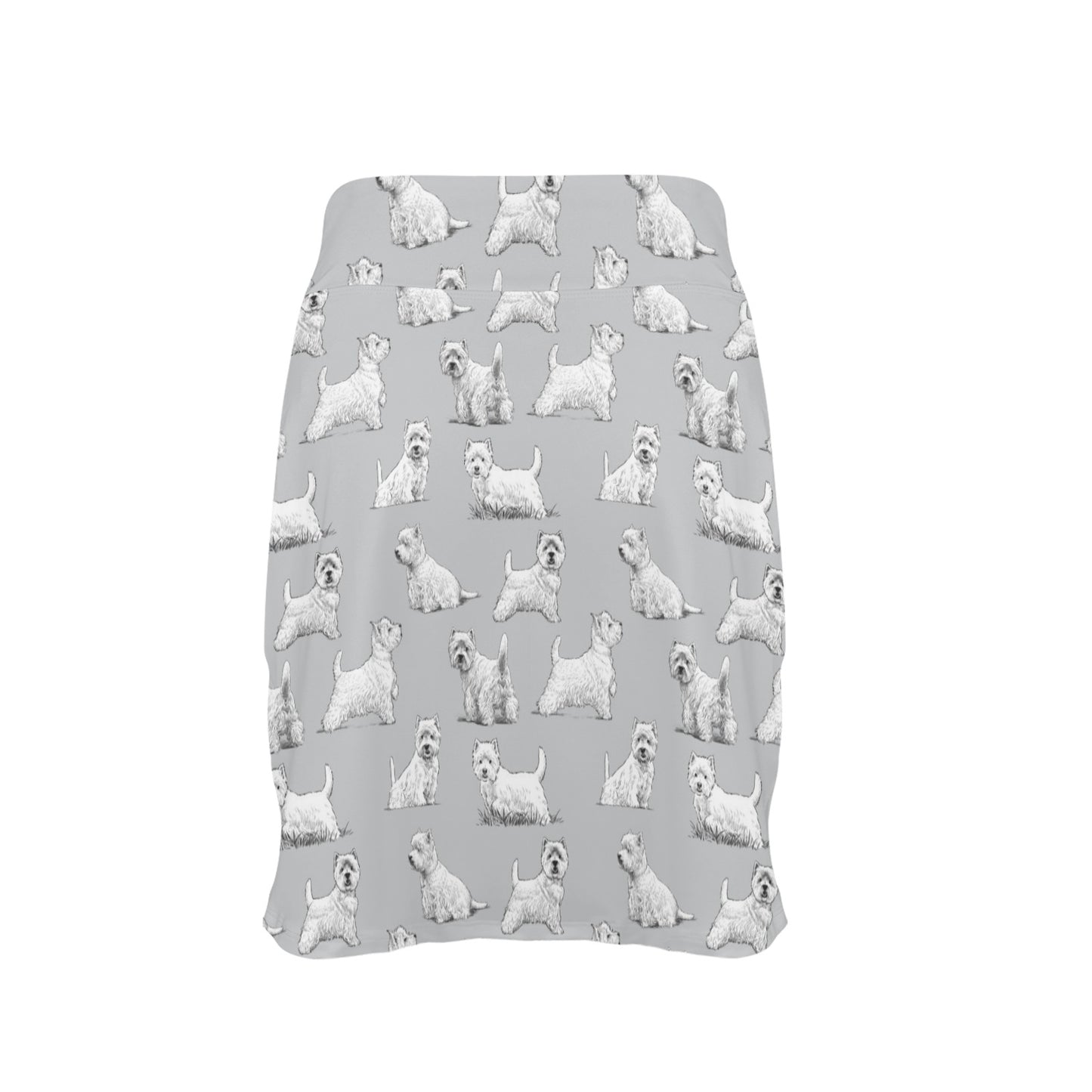 Scottish Terriers Print Design LKS3011 17" Golf & Pickleball Skort with Pockets