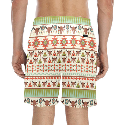 American indian Ethnic Pattern Men's Swim Trunks Beach Shorts