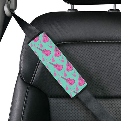 Acoustic Guitar Print Design LKS405 Car Seat Belt Cover
