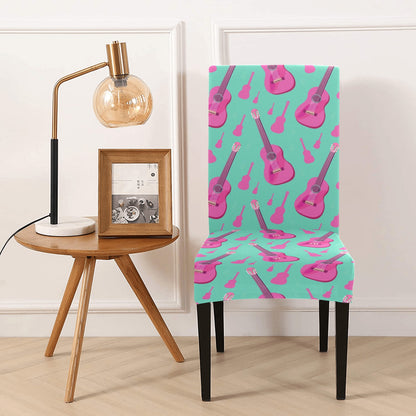 Acoustic Guitar Print Design LKS405 Dining Chair Slipcover