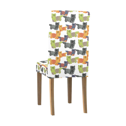 Skye Terriers Print Design LKS301 Dining Chair Slipcover