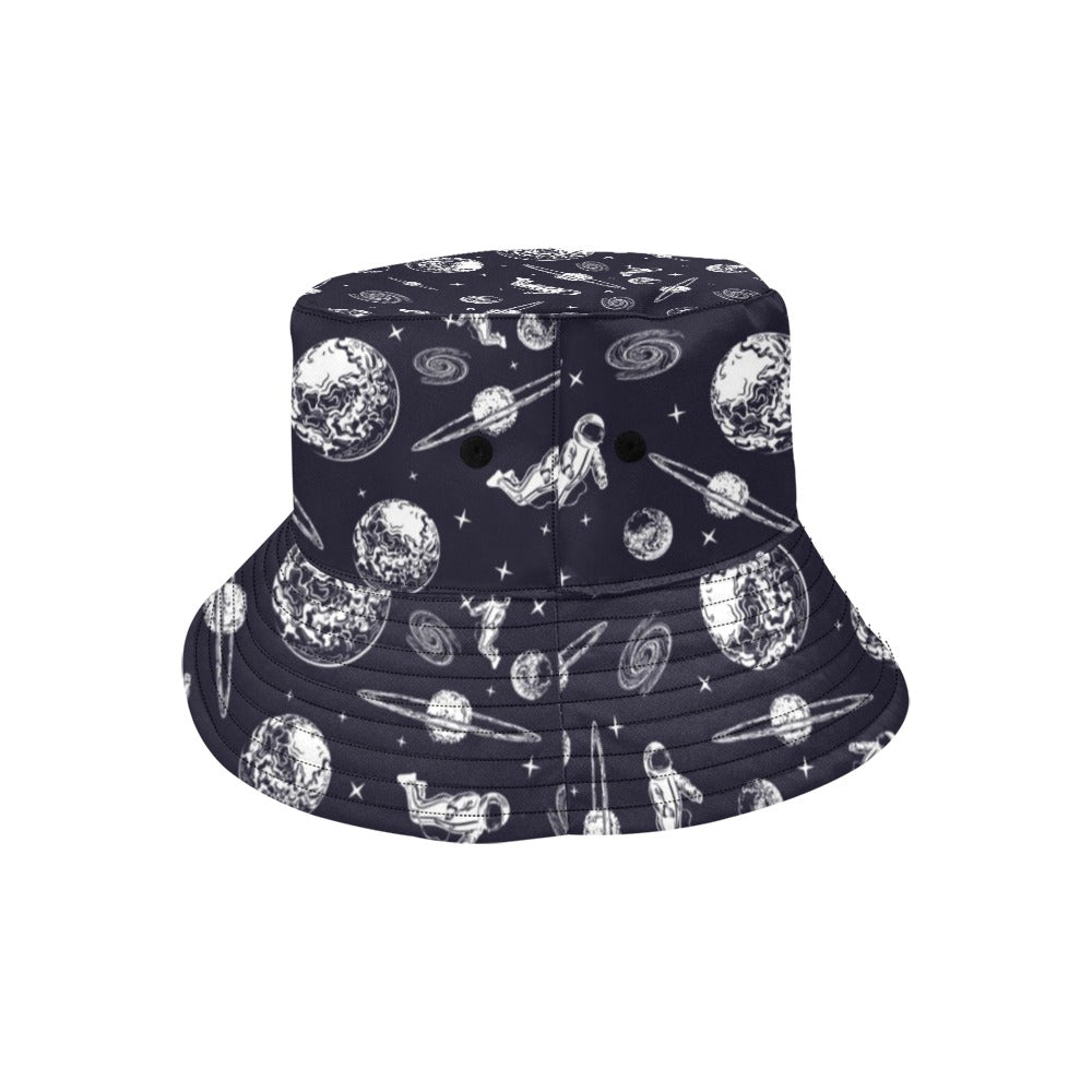 Space Astronaut Print Design LKS302 Unisex Bucket Hat