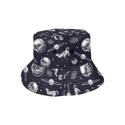 Space Astronaut Print Design LKS302 Unisex Bucket Hat