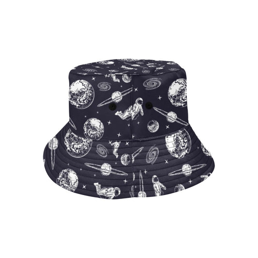 Space Astronaut Print Design LKS302 Unisex Bucket Hat