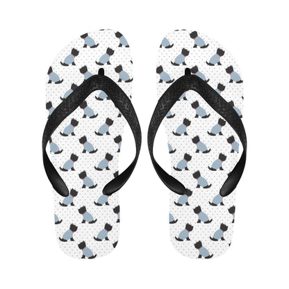 Scottish Terriers Print Design LKS3013 Flip Flops