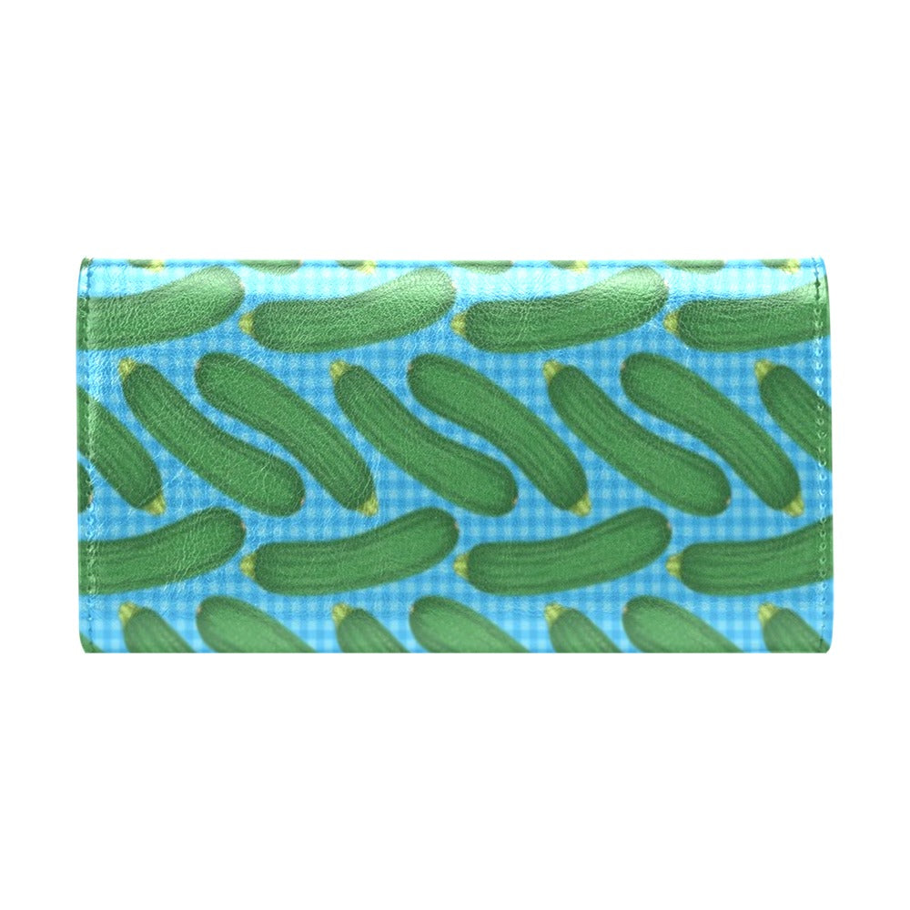 Zucchini Print Design LKS301 Women's Trifold Wallet