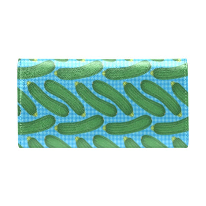Zucchini Print Design LKS301 Women's Trifold Wallet