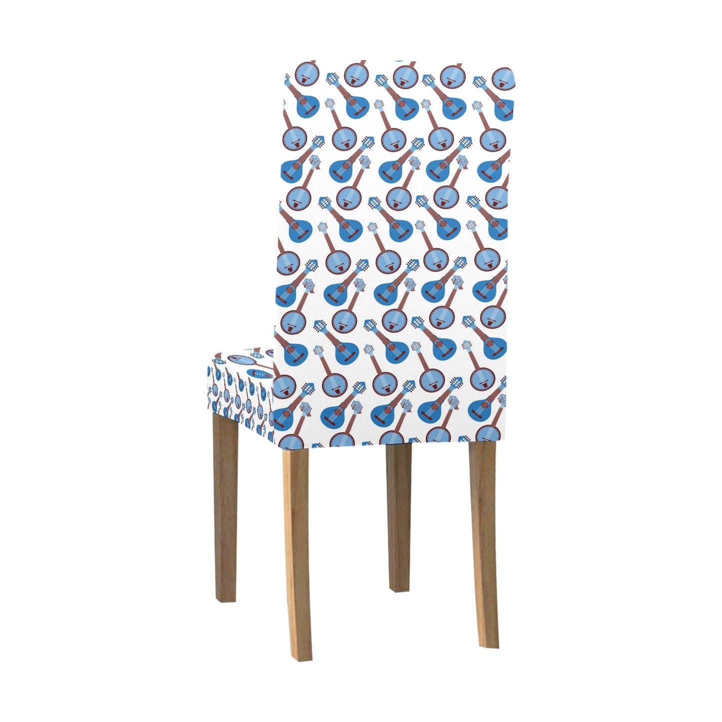 Banjo Print Design LKS401 Dining Chair Slipcover
