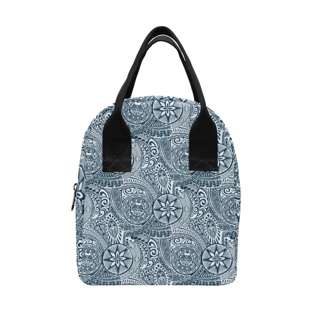 Samoan Pattern Print Design LKS306 Insulated Lunch Bag
