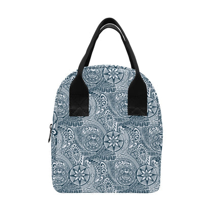 Samoan Pattern Print Design LKS306 Insulated Lunch Bag