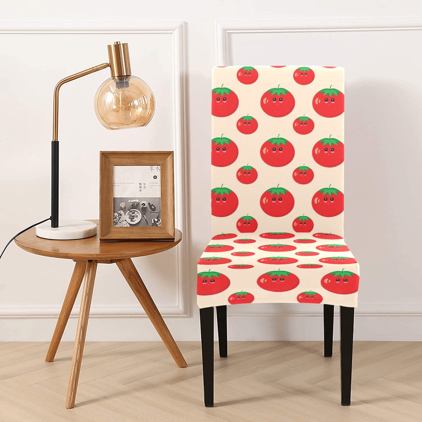 Tomato Print Design LKS308 Dining Chair Slipcover