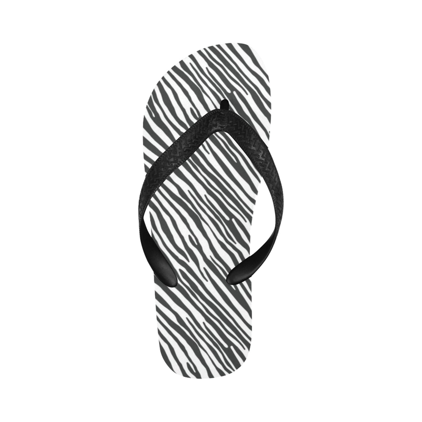 Zebra Classic Print Design LKS302 Flip Flops