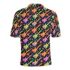 Electric Guitar Print Design LKS403 Men Polo Shirt