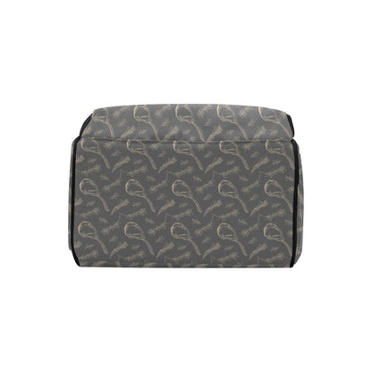 Steak Print Design LKS302 Diaper Bag Backpack