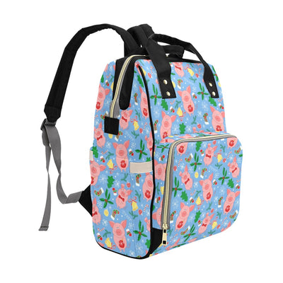 Pig Print Design LKS404 Diaper Bag Backpack