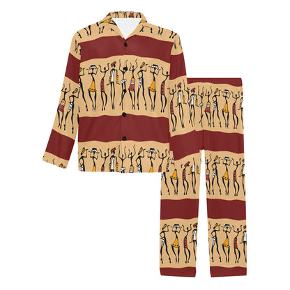 African People Men's Long Pajama Set