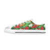 Salad Mix Vegetableprint Design LKS301 Women's White Low Top Shoes