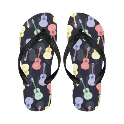 Acoustic Guitar Print Design LKS401 Flip Flops