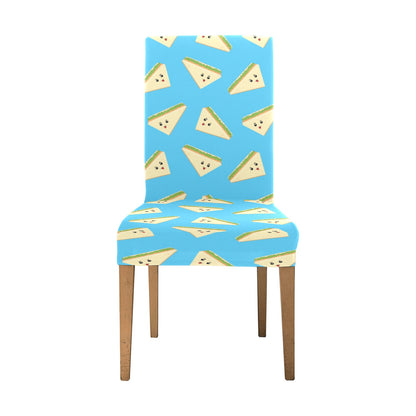 Sandwich Emoji Print Design LKS305 Dining Chair Slipcover