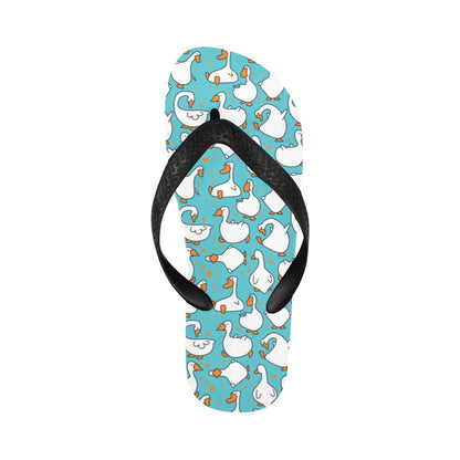 Goose Print Design LKS403 Flip Flops
