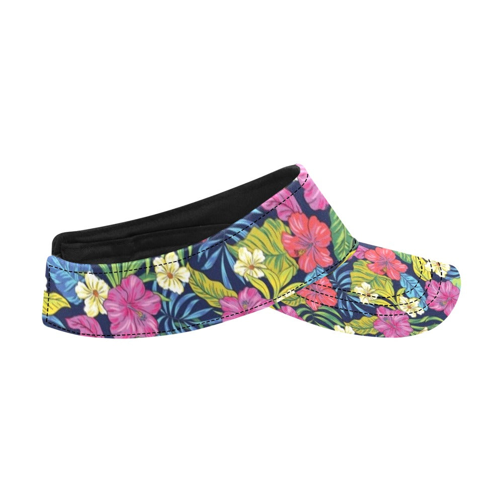 Hibiscus Print Design LKS3010 Unisex Sun Visor