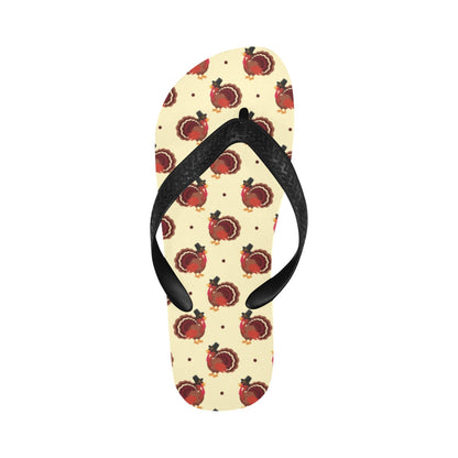 Thanksgiving Print Design LKS3010 Flip Flops