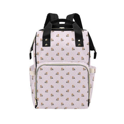 Yorkshire Terriers Print Design LKS302 Diaper Bag Backpack