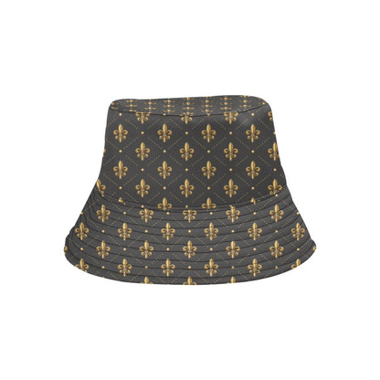 Fleur De Lis Print Design LKS402 Unisex Bucket Hat
