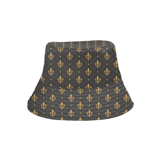 Fleur De Lis Print Design LKS402 Unisex Bucket Hat
