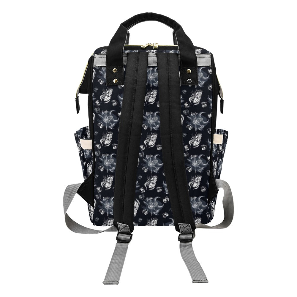 Vikings Print Design LKS304 Diaper Bag Backpack