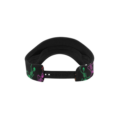 Skeleton Colorful Print Design LKS302 Unisex Sun Visor