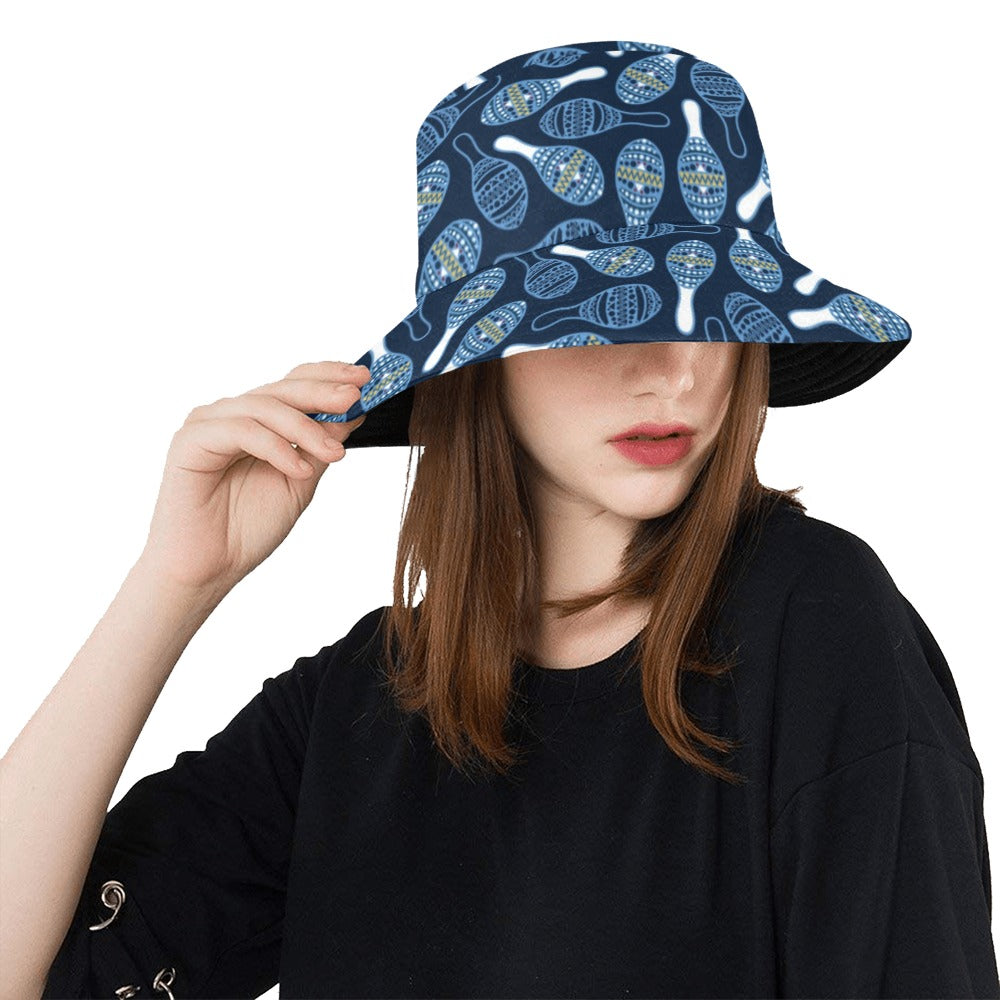 Maracas Print Design LKS401 Unisex Bucket Hat