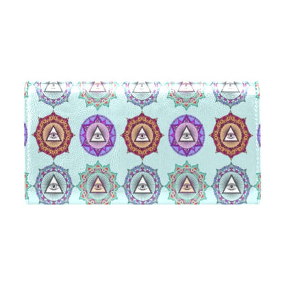 Third Eye Print Design LKS302 Women's Trifold Wallet