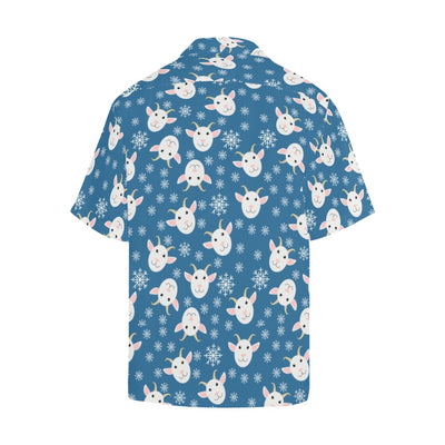 Goat Print Design LKS402 Men's Men's Hawaiian Shirt