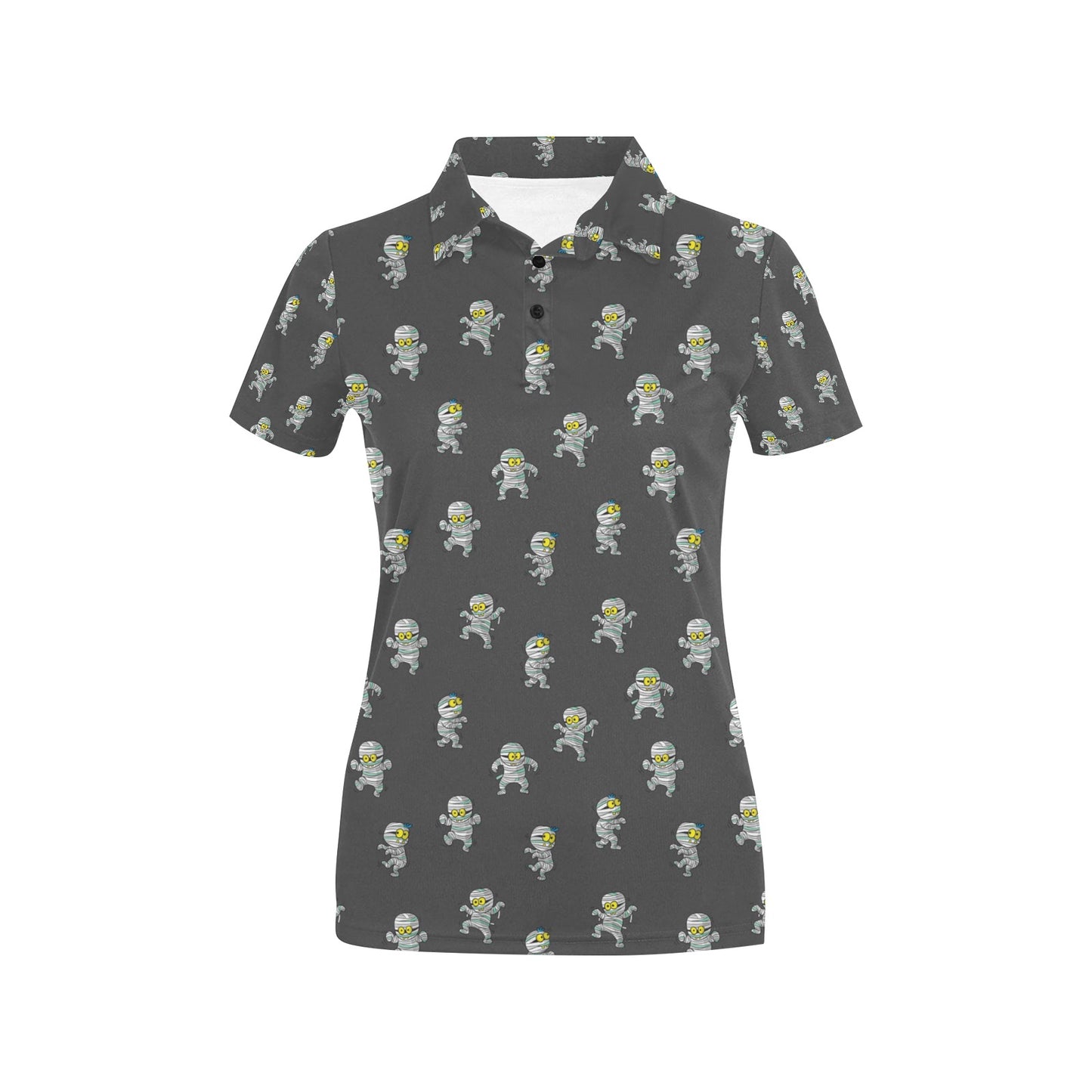 Mummy Print Design LKS305 Women's Polo Shirt