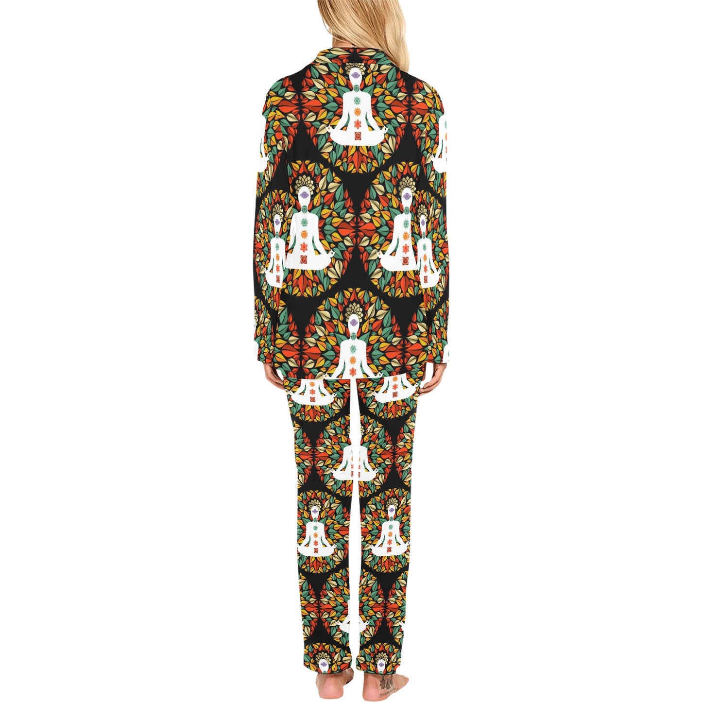 Chakra Yoga Women's Long Pajama Set