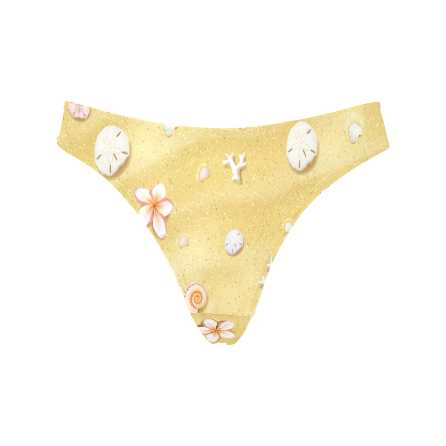 Beach Theme Print Women's Thongs