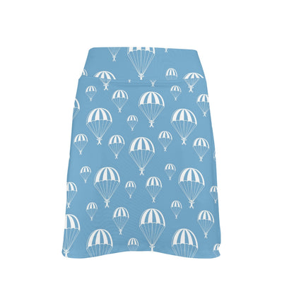 Skydiver Print Design LKS305 17" Golf & Pickleball Skort with Pockets