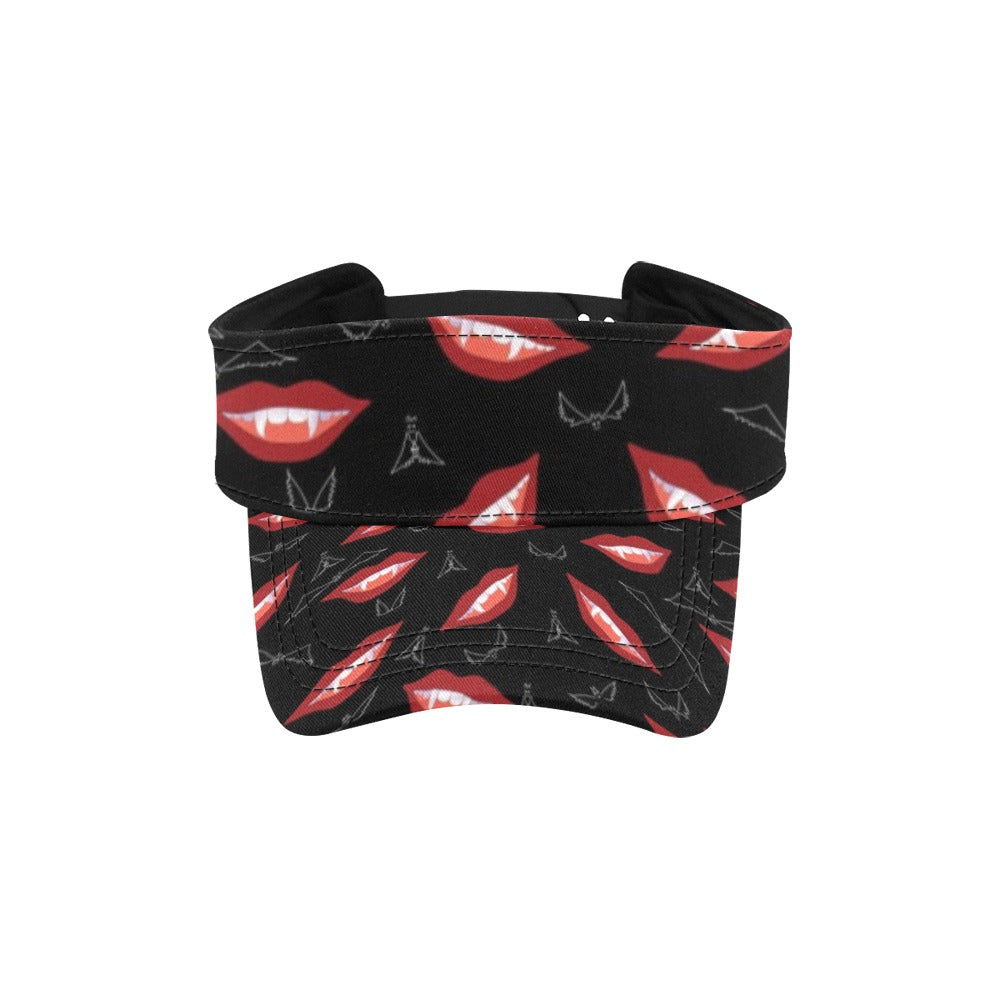 Vampire Lips Print Design LKS301 Unisex Sun Visor