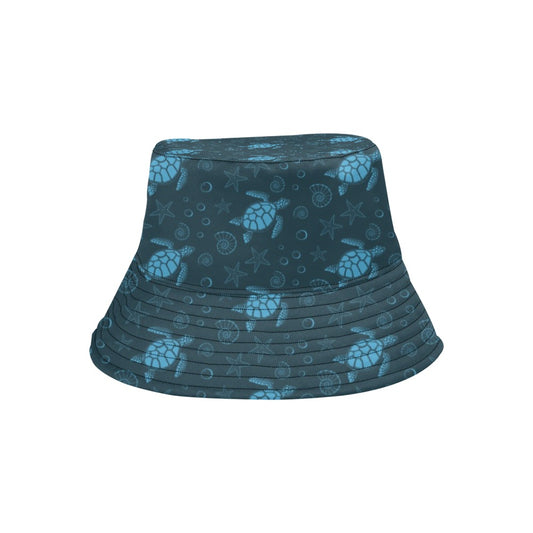 Sea Turtle Print Design LKS308 Unisex Bucket Hat