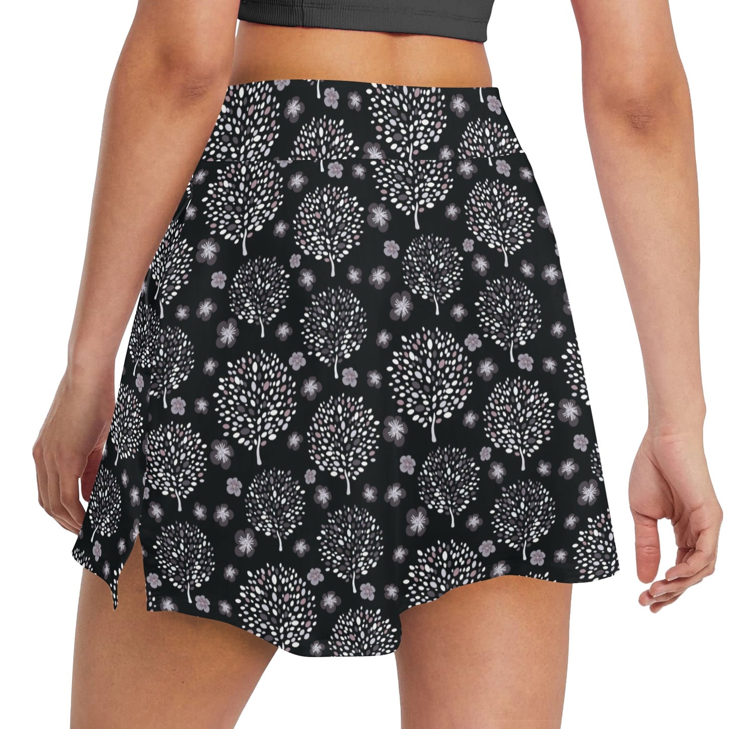 Tree Of Life Print Design LKS304 17" Golf & Pickleball Skort with Pockets