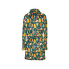 School Bus Print Design LKS309 Women's Fleece Robe