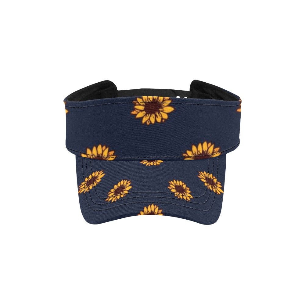 Sunflower Print Design LKS304 Unisex Sun Visor