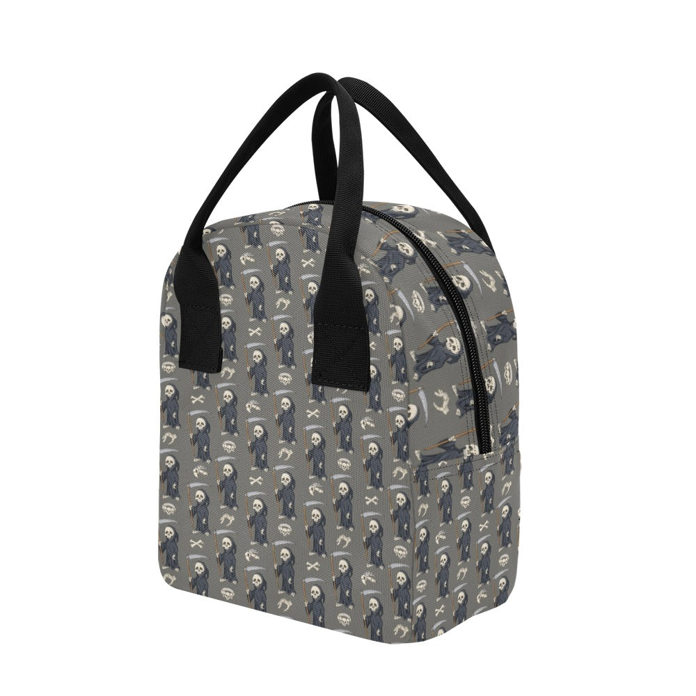 Skeleton Print Design LKS308 Insulated Lunch Bag