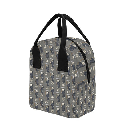 Skeleton Print Design LKS308 Insulated Lunch Bag