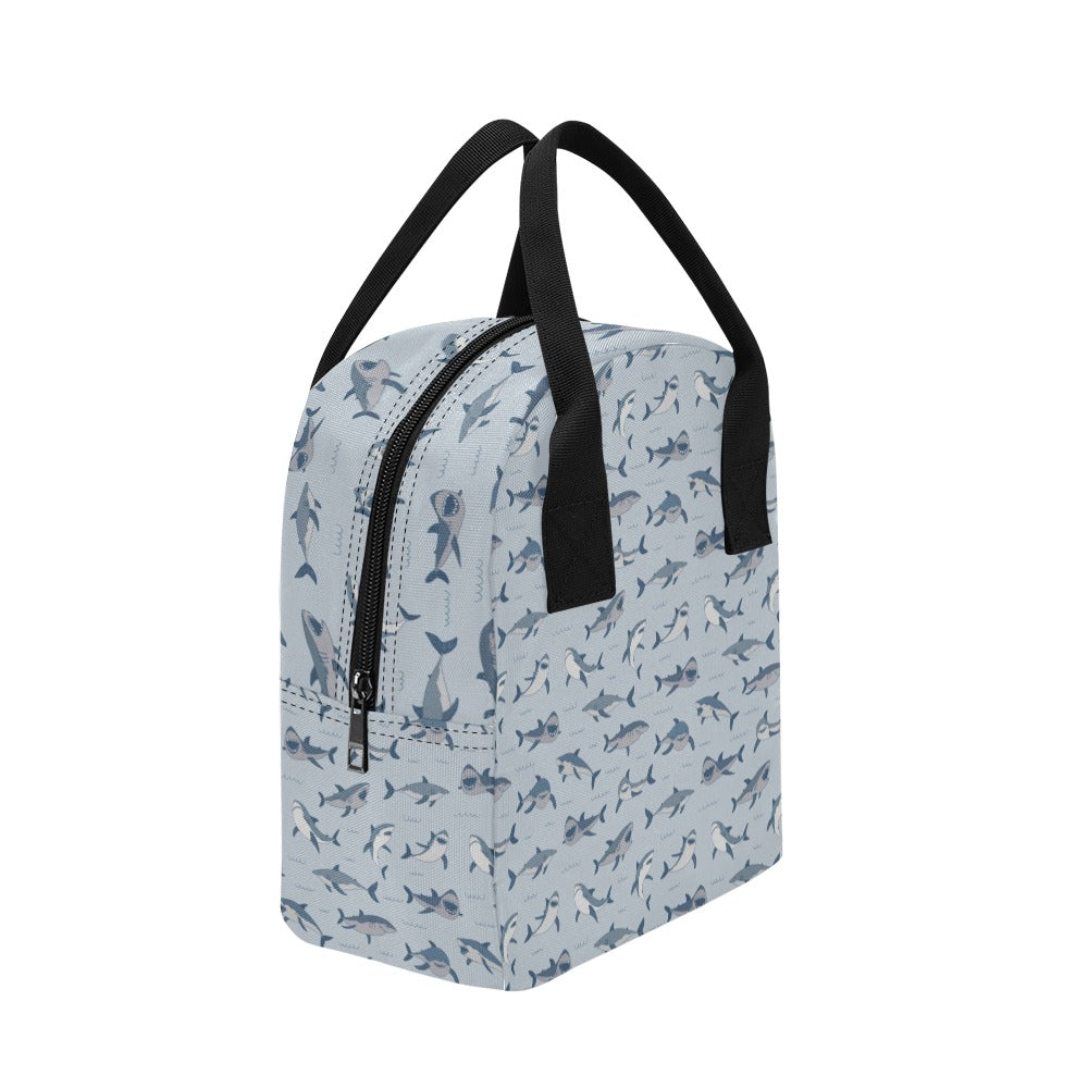 Shark Print Design LKS304 Insulated Lunch Bag