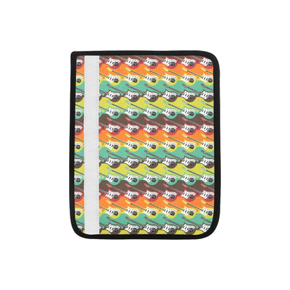 Electric Guitar Print Design LKS401 Car Seat Belt Cover