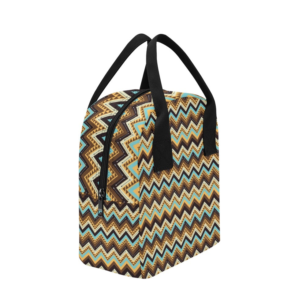 Southwest Pattern Print Design LKS301 Insulated Lunch Bag