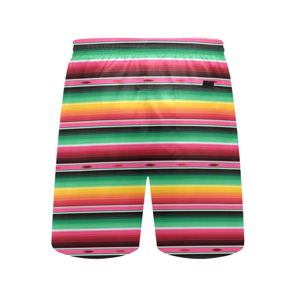 Mexican Blanket Classic Print Pattern Men's Swim Trunks Beach Shorts