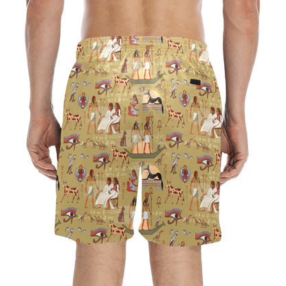Ancient Greek Classic Pattern Design LKS305 Men's Swim Trunks Beach Shorts
